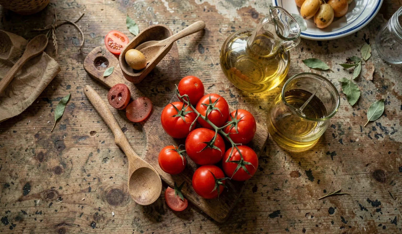 Ingredientes mediterráneos naturales